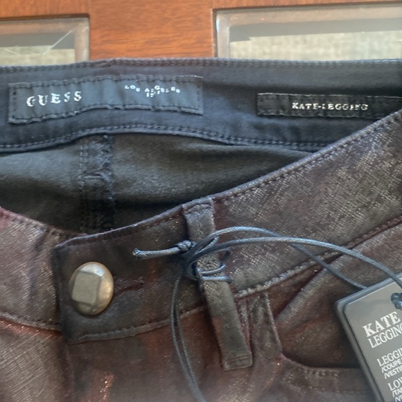 NWT Guess performance denim jagging second skin, extreme stretch pants NWT - Picture 11 of 16